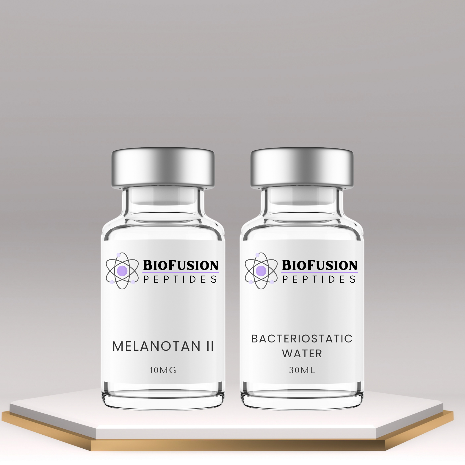 BioFusion Peptides Melanotan II kit with bacteriostatic water
